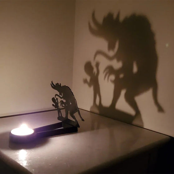 Gruseliges Halloween-Schattendekor