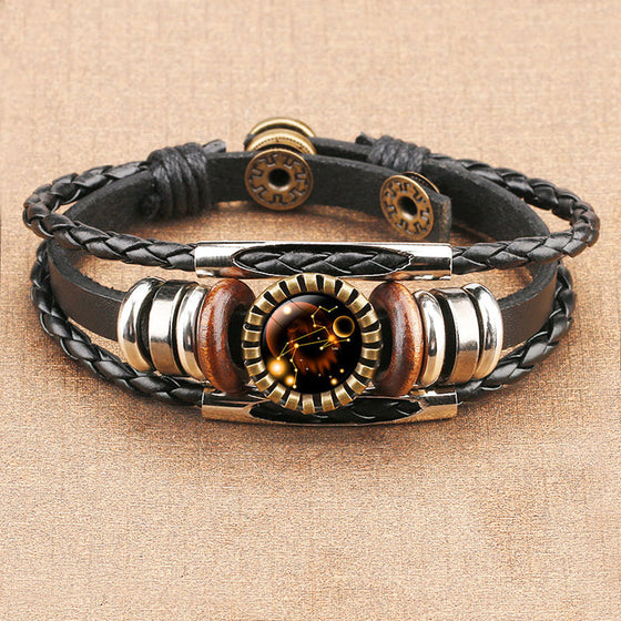 Sternzeichen-Zeitstein-Armband