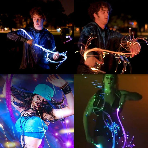 Wiederaufladbare LED-Lichtpeitsche
