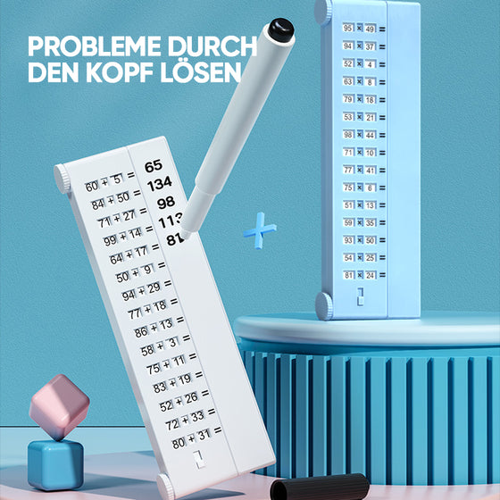 Mathetafel zum Üben für Kinder