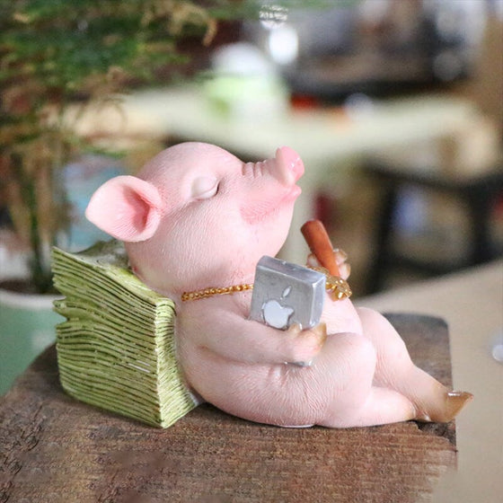 Niedliche Schwein-Verzierung