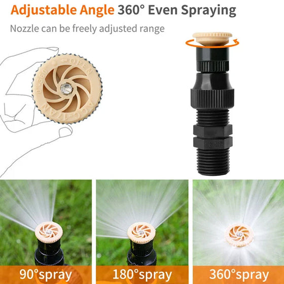 360° automatisch rotierender Rasensprenger
