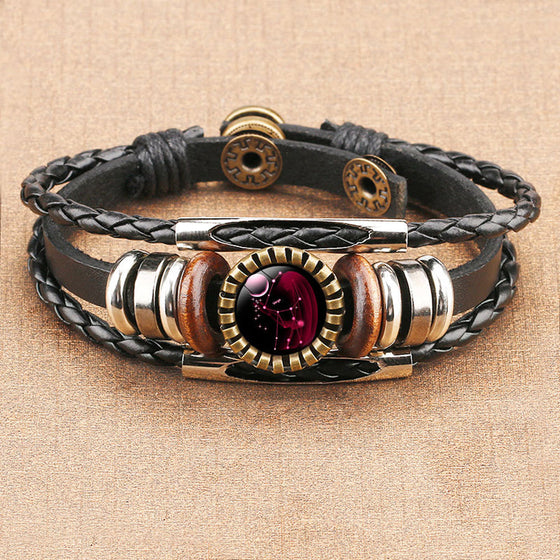 Sternzeichen-Zeitstein-Armband