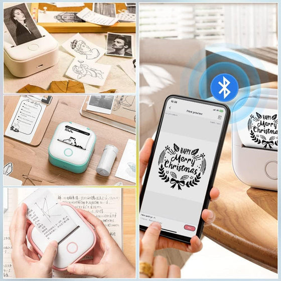 Tragbarer Mini-Bluetooth-Drucker