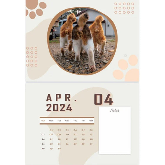 Lustigster Kalender des Jahrhunderts | „Künstlerischer Ausdruck“ pelziger Freunde