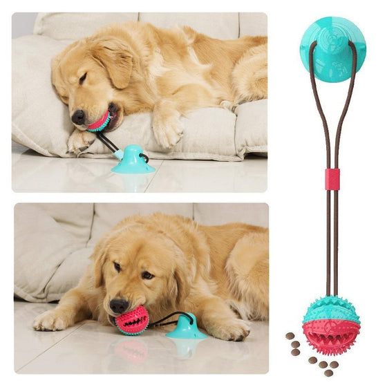Dog Bite Toy Interaktives Leckerspielzeug mit Saugnapf