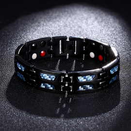 Carbon-Faser-Sticker-Magnetarmband