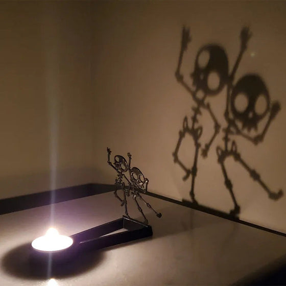 Gruseliges Halloween-Schattendekor