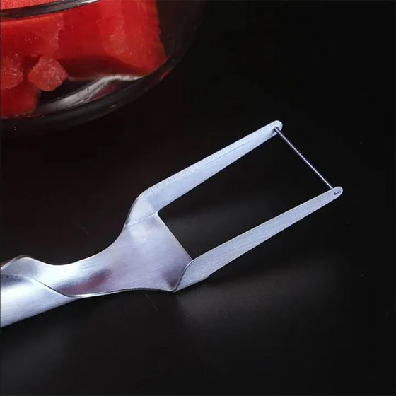 2-in-1-Wassermelonen-Gabelschneider