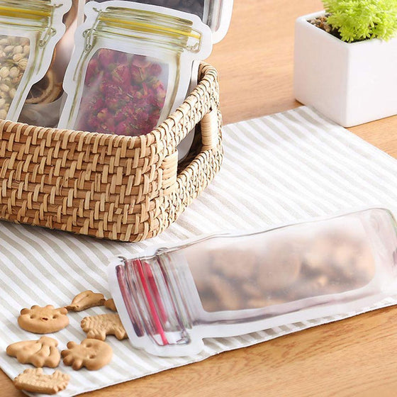 Jar-Reißverschlussbeutel, 5er-Set