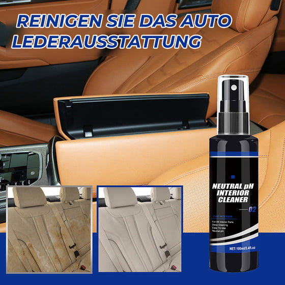 Volleffekt-Reiniger für Autoinnenteppiche aus Leder