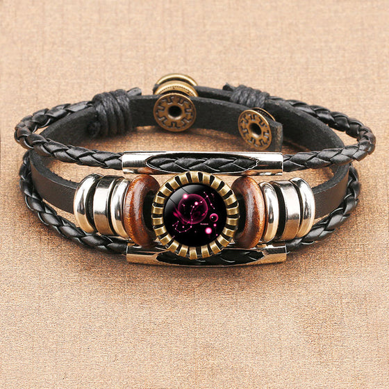 Sternzeichen-Zeitstein-Armband