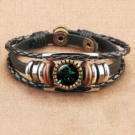 Sternzeichen-Zeitstein-Armband