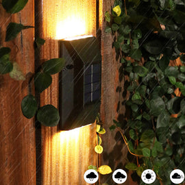 Garten-Wanddekorationsleuchten für den Außenbereich (2 Stück)