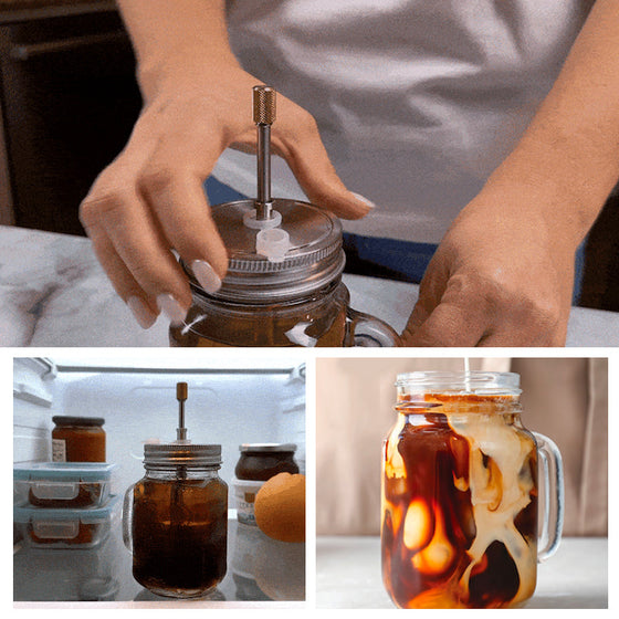 (Vorverkauf, Versand nach dem 15. Juni) Manueller Kaffeefilter aus rostfreiem Stahl