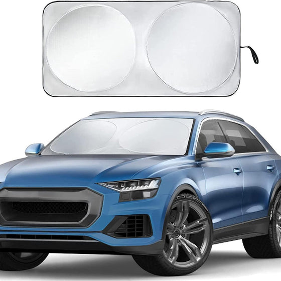 Auto-Sonnenblende Sonnenblende mit zwei Ringen