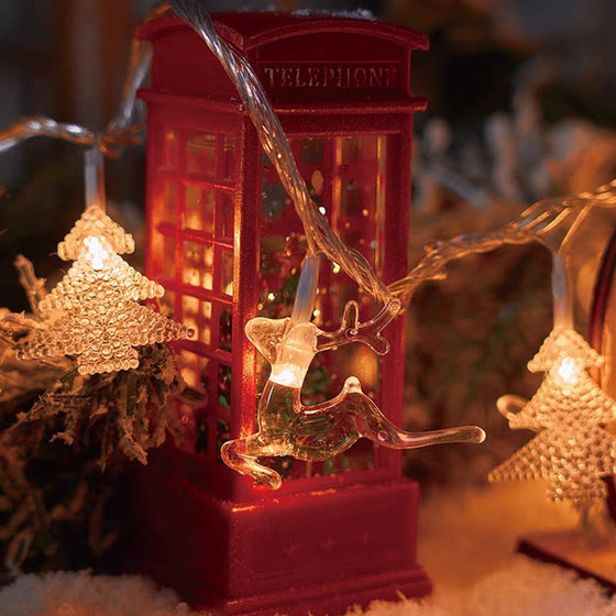 Weihnachtsschneeflocken-Lichterkette