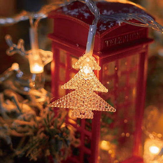 Weihnachtsschneeflocken-Lichterkette