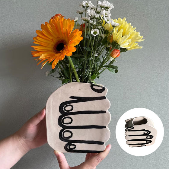 Einzigartige Handvase