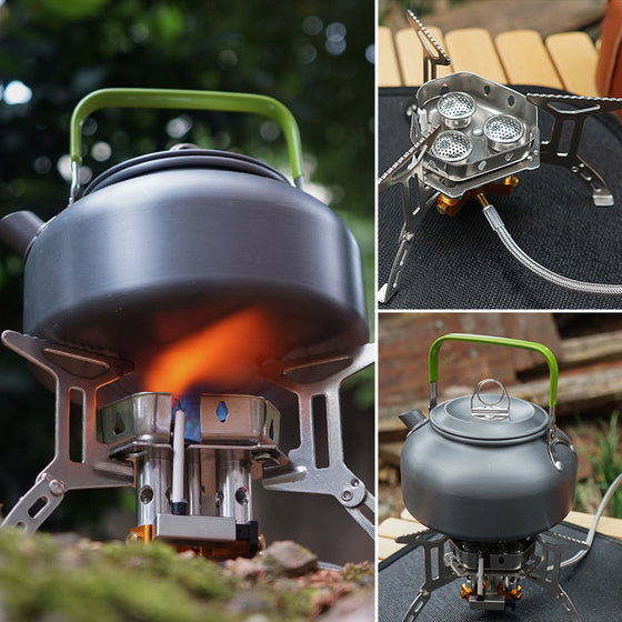 Windfester Gaskocher fürs Camping