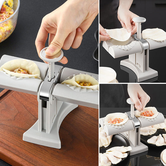 Automatische Doppelkopf-Knödelform