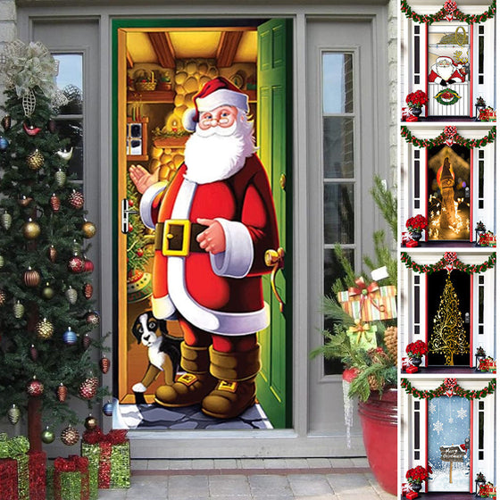 Vorweihnachtlicher Türdeckel-Ornament
