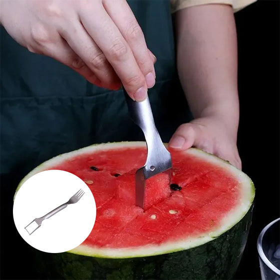 2-in-1-Wassermelonen-Gabelschneider