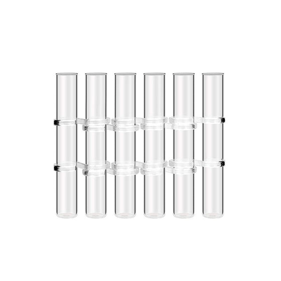 Kreative Reagenzglasvase aus Glas