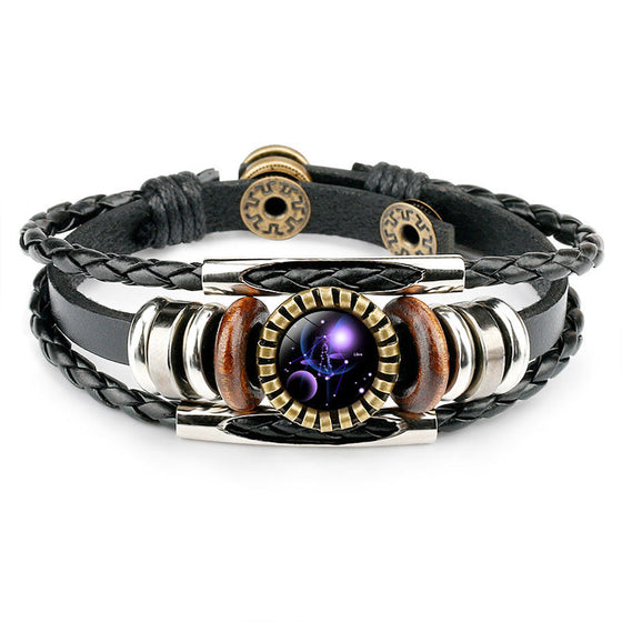 Sternzeichen-Zeitstein-Armband