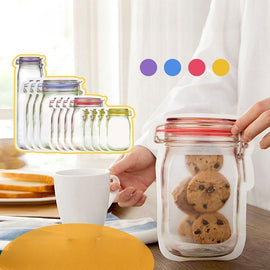 Jar-Reißverschlussbeutel, 5er-Set