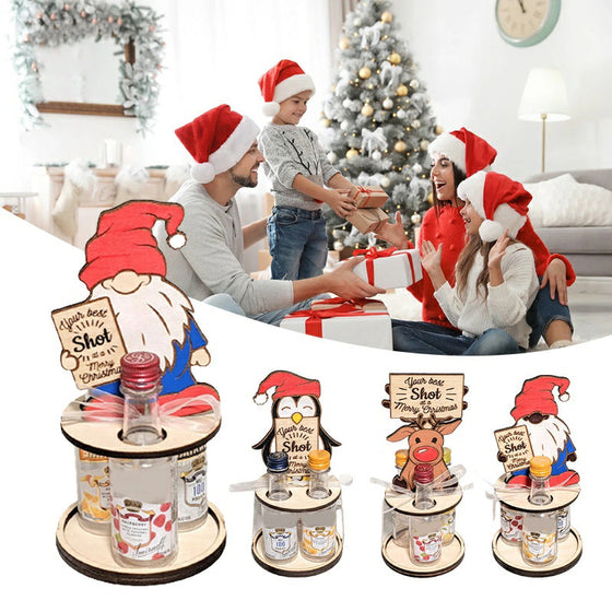 Weihnachts-Mini-Weinflaschenhalter