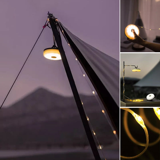 Multifunktionales tragbares Campinglicht
