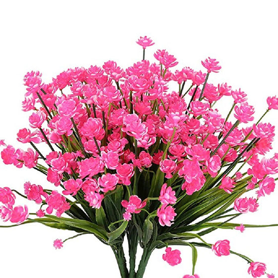 Künstliche Blumen im Freien
