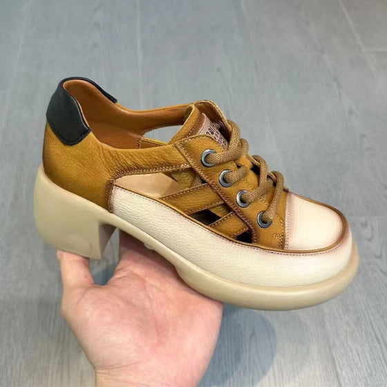 Damen Sommer neue hohle hochhackige Sandalen