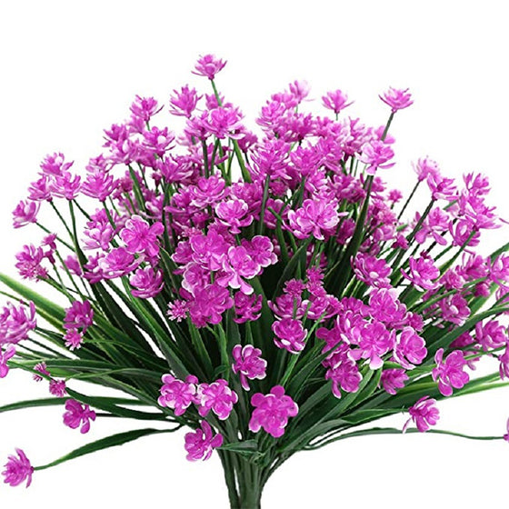 Künstliche Blumen im Freien
