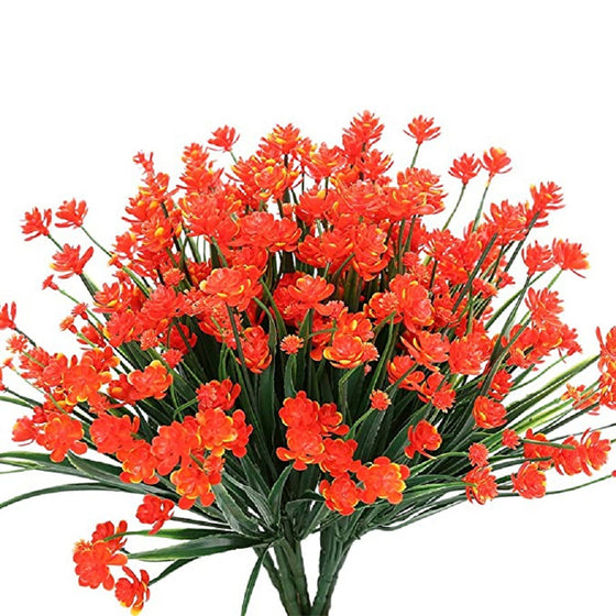 Künstliche Blumen im Freien
