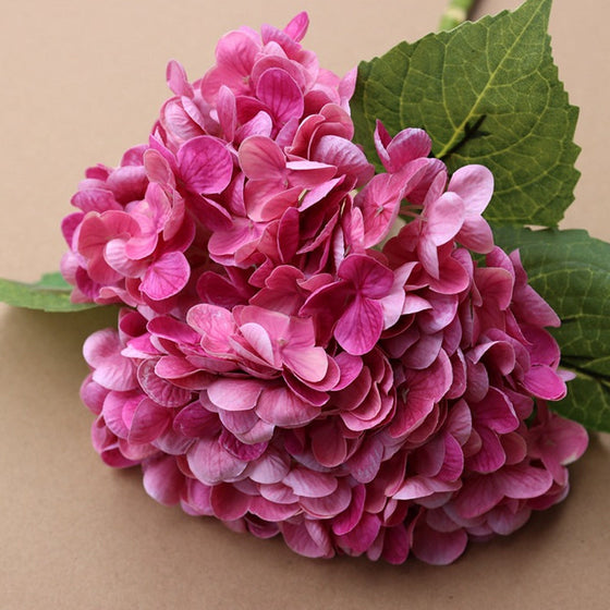 Künstliche Hortensienblumen im Freien💐