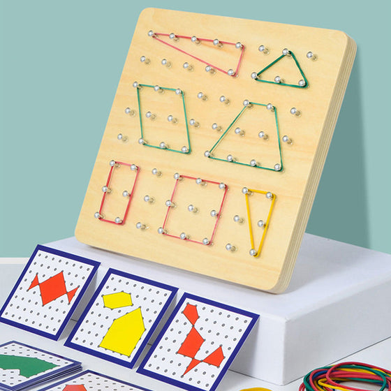 Geoboard aus Holz