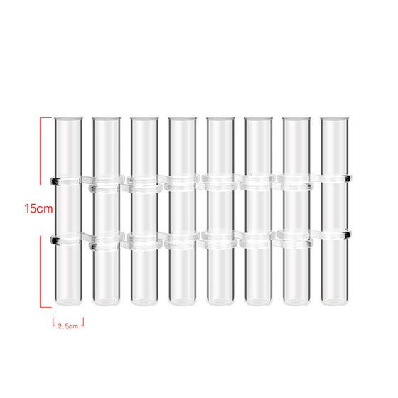 Kreative Reagenzglasvase aus Glas
