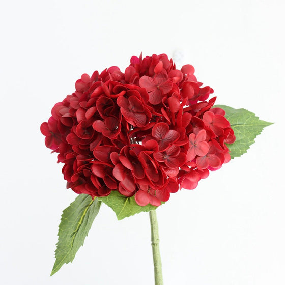 Künstliche Hortensienblumen im Freien💐